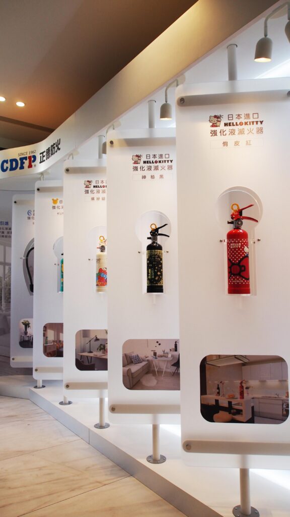 滅火器展示櫃設計細節一