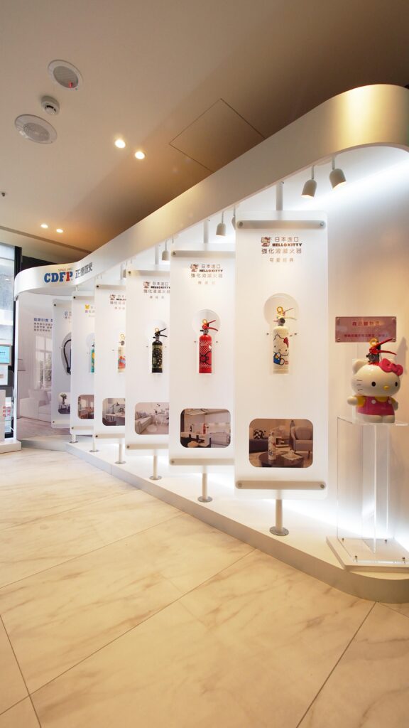 滅火器展示櫃設計細節二