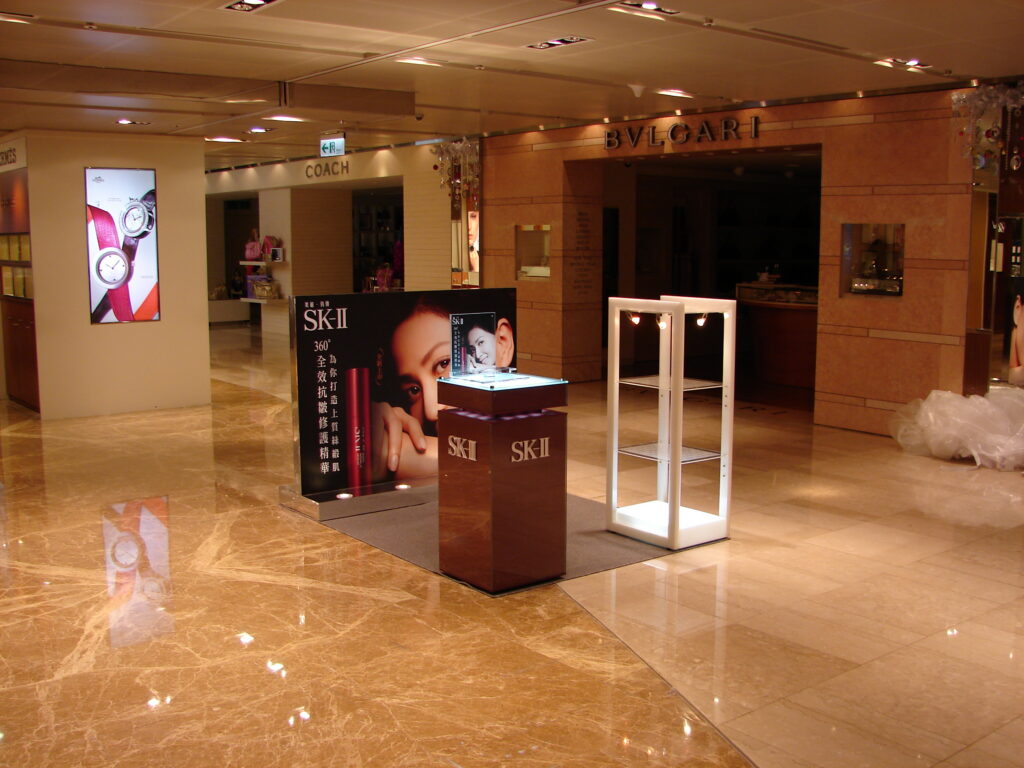 SK-II 快閃櫃全景