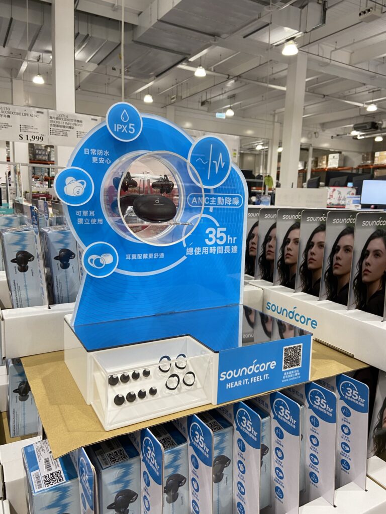 Soundcore 壓克力折射展示