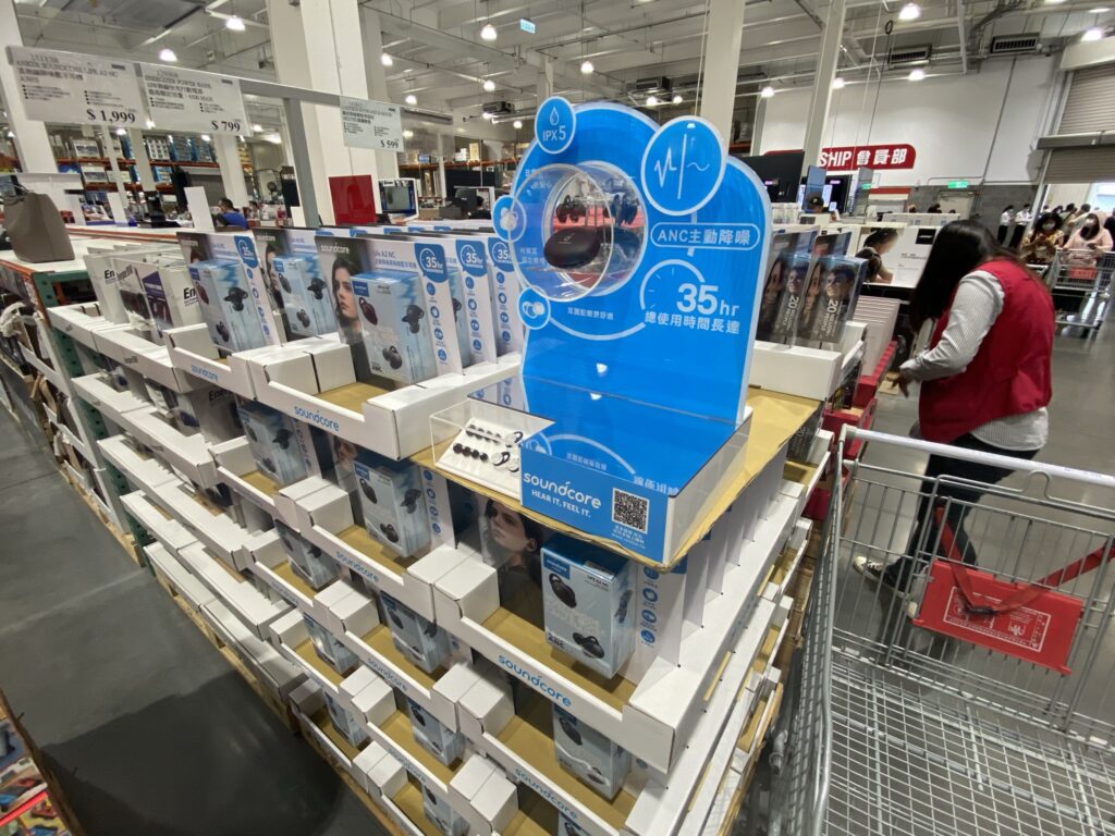 Soundcore 好市多耳機展示架
