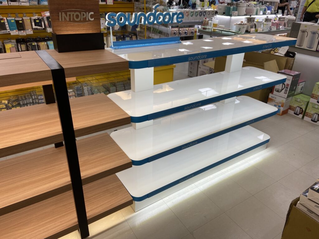 Soundcore 耳機陳列細節
